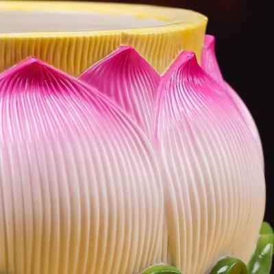 BÁT HƯƠNG THỜ HỌA TẾT HOA SEN CAO CẤP